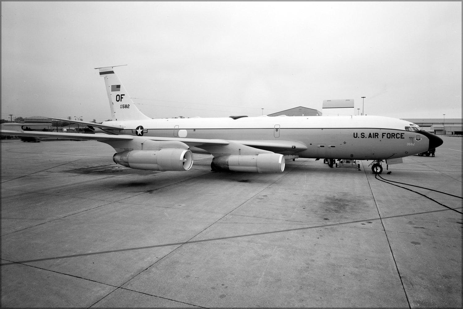 24"x36" Gallery Poster, U.S. Air Force Boeing EC-135C Looking Glass aircraft