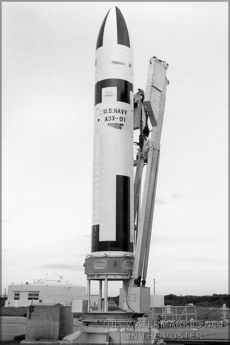 24"x36" Gallery Poster, UGM-27 Polaris a-3 missile