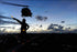 24"x36" Gallery Poster, UH-1N Twin Huey helicopter being directed during takeoff