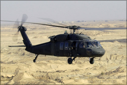 24"x36" Gallery Poster, UH-60 Black Hawk