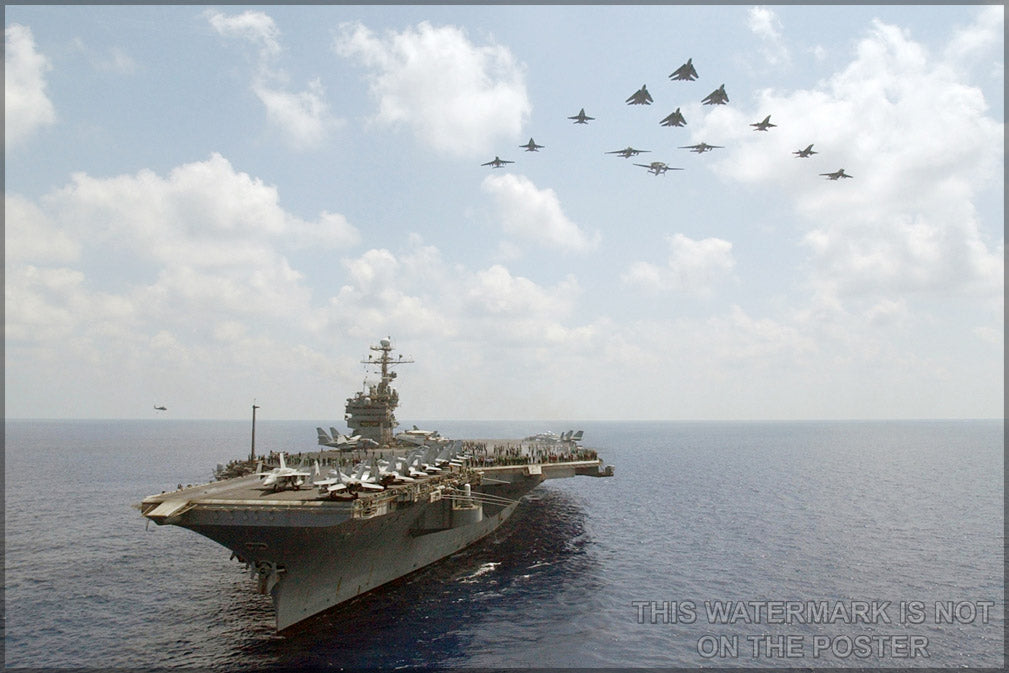 24"x36" Gallery Poster, USS John F. Kennedy (CV 67) p1