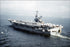 24"x36" Gallery Poster, USS Ranger (CV-61) port quarter view last visit to Japan 1992