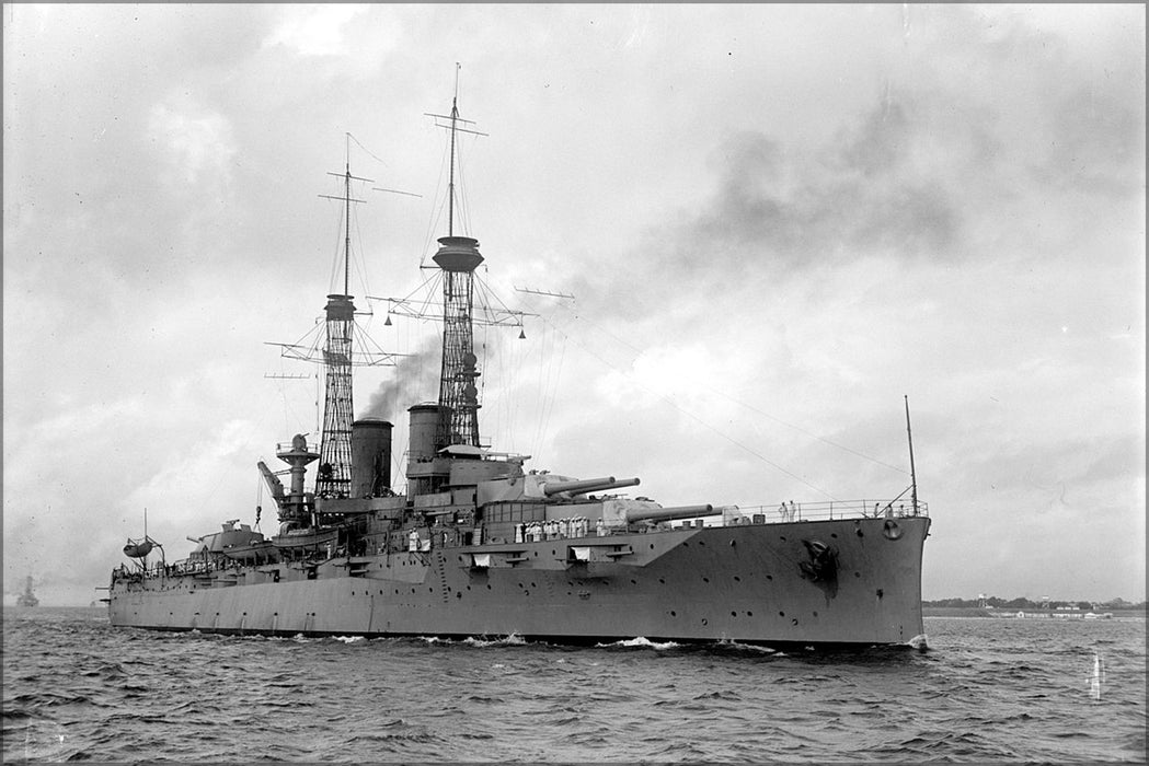 24"x36" Gallery Poster, USS Texas 1914