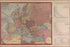24"x36" Gallery Poster, WWI map of europe & force size 1917