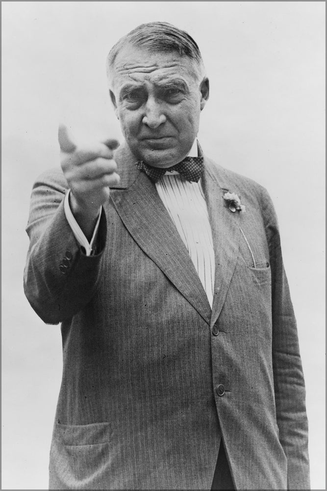 24"x36" Gallery Poster, Warren G. Harding during his campaign for president in 1920
