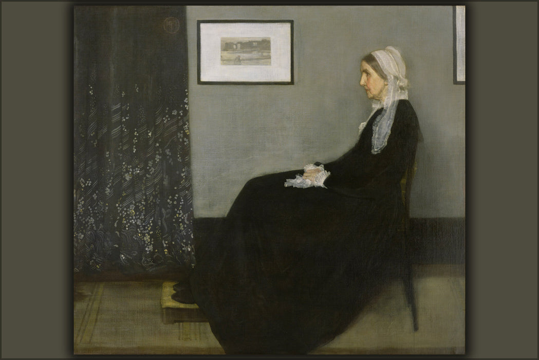 24"x36" Gallery Poster, Whistlers Mother by James McNeill Whistler