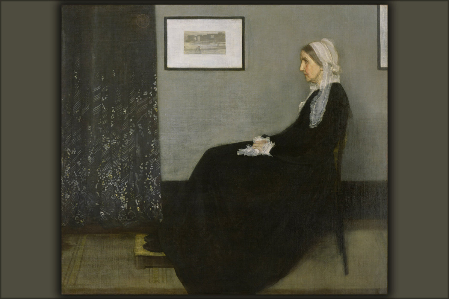 24"x36" Gallery Poster, Whistlers Mother by James McNeill Whistler