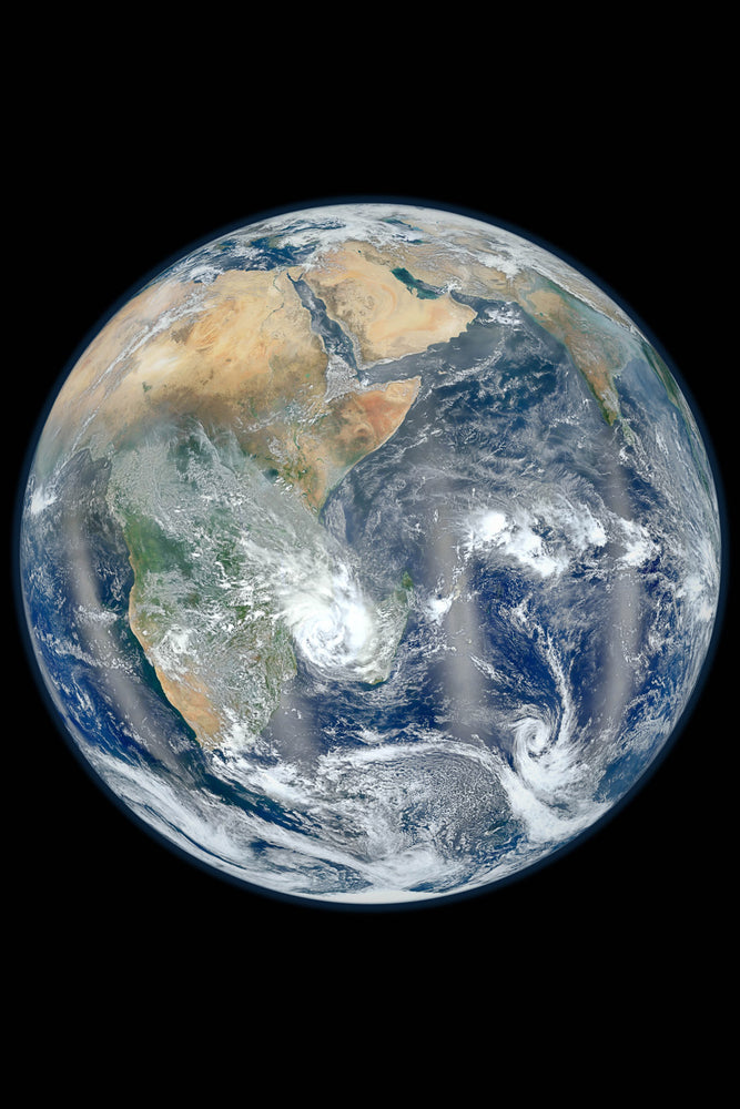 24"x36" Gallery Poster, africa and middle east from space