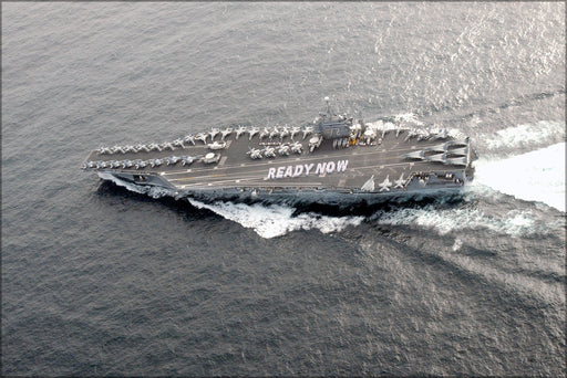 24"x36" Gallery Poster, aircraft carrier USS Abraham Lincoln (CVN 72)