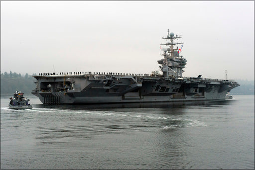 24"x36" Gallery Poster, aircraft carrier USS Abraham Lincoln (CVN 72) p10