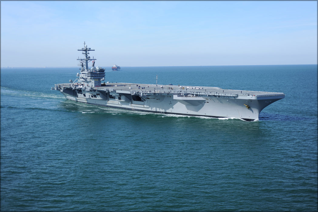 24"x36" Gallery Poster, aircraft carrier USS George H.W. Bush (CVN 77) p2