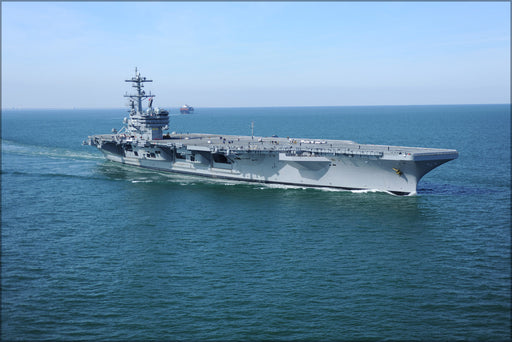 24"x36" Gallery Poster, aircraft carrier USS George H.W. Bush (CVN 77) p2