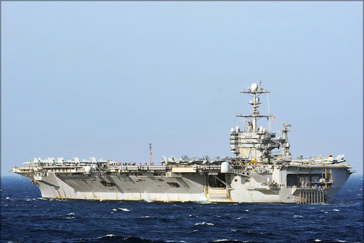24"x36" Gallery Poster, aircraft carrier USS George Washington (CVN 73) is underway