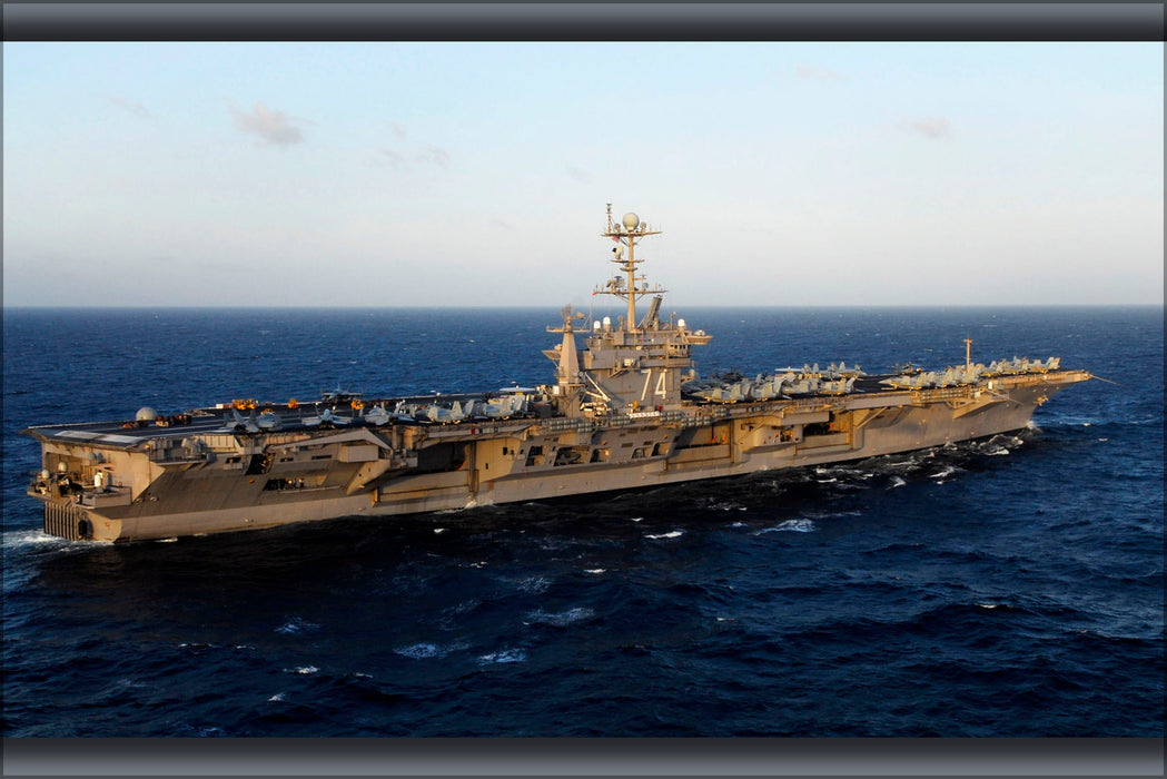 24"x36" Gallery Poster, aircraft carrier USS John C. Stennis (CVN 74)