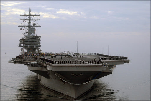 24"x36" Gallery Poster, aircraft carrier USS Ronald Reagan (CVN 76) San Diego p3