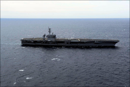 24"x36" Gallery Poster, aircraft carrier USS Theodore Roosevelt (CVN-71) Atlantic Ocean p3