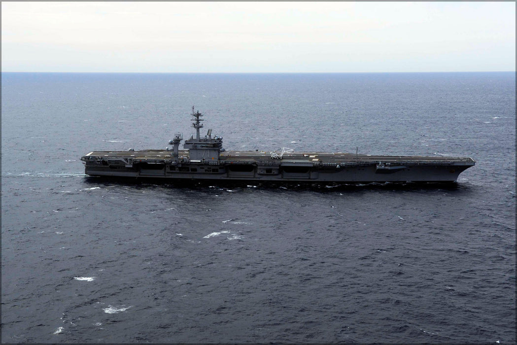24"x36" Gallery Poster, aircraft carrier USS Theodore Roosevelt (CVN-71) Atlantic Ocean p3
