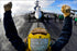24"x36" Gallery Poster, aircraft director guides FA-18C f-18 Hornet onto catapult (CVN 75)