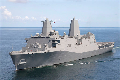 24"x36" Gallery Poster, amphibious landing dock ship Green Bay (LPD 20)