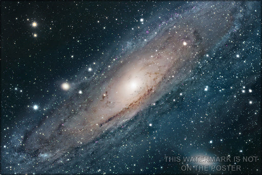 24"x36" Gallery Poster, andromeda galaxy by nexstar nasa