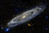 24"x36" Gallery Poster, andromeda galaxy m31 in ultraviolet galaxy evolution explorer p2