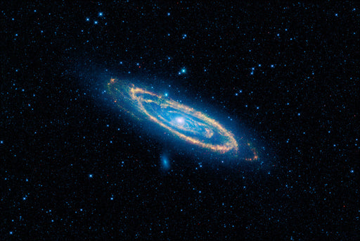 24"x36" Gallery Poster, andromeda galaxy m31 infrared wise telescope image