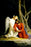 24"x36" Gallery Poster, angel with Jesus christ before arrest in the Garden of Gethsemane, painting by Carl Heinrich Bloch