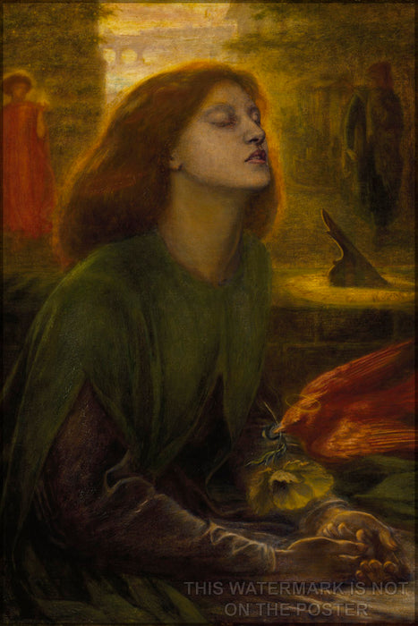 24"x36" Gallery Poster, beata beatrix Dante Gabriel Rossetti