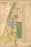 24"x36" Gallery Poster, bible Map of jesus in israel Palestine 1881