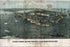 24"x36" Gallery Poster, birdseye view map Fort Monroe, Old Point Comfort, & Hygeia Hotel, Virginia in 1861 & 1862
