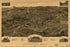24"x36" Gallery Poster, birdseye view map of Anniston, Alabama 1887