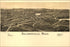 24"x36" Gallery Poster, birdseye view map of Baldwinville, Mass. 1886