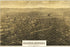 24"x36" Gallery Poster, birdseye view map of Billings, Montana 1904