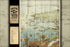 24"x36" Gallery Poster, birdseye view map of Boston Harbor and South Shore to Provincetown  showing steamboat routes 1905