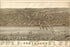 24"x36" Gallery Poster, birdseye view map of Cleveland, Ohio 1877