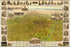 24"x36" Gallery Poster, birdseye view map of Denver, Colorado, 1908