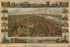 24"x36" Gallery Poster, birdseye view map of Harrisburg, Penn. 1855