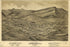 24"x36" Gallery Poster, birdseye view map of Helena, Montana 1875