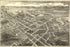 24"x36" Gallery Poster, birdseye view map of Hickory, North Carolina 1907