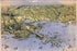 24"x36" Gallery Poster, birdseye view map of Louisiana, Mississippi, Alabama and part of Florida 1861