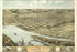 24"x36" Gallery Poster, birdseye view map of Nebraska City, Nebraska 1868