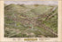 24"x36" Gallery Poster, birdseye view map of Newport, New Hampshire, 1877