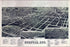 24"x36" Gallery Poster, birdseye view map of Norfolk, Nebraska 1889