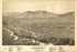 24"x36" Gallery Poster, birdseye view map of Ogden City, Utah Territory 1875