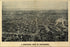 24"x36" Gallery Poster, birdseye view map of Providence rhode island 1895