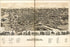 24"x36" Gallery Poster, birdseye view map of Roanoke, Virginia 1891