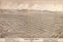 24"x36" Gallery Poster, birdseye view map of Salt Lake City, Utah 1875