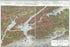 24"x36" Gallery Poster, birdseye view map of new york city brooklyn manhattan queens staten island 1907