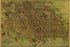 24"x36" Gallery Poster, birdseye view map of of Erie, Pennsylvania 1909