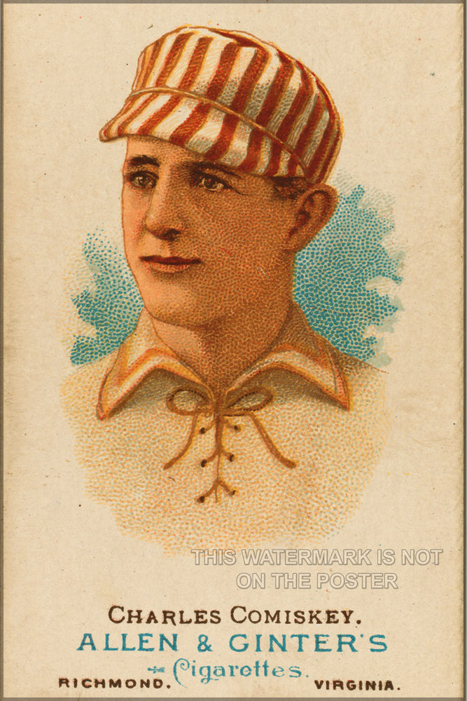 24"x36" Gallery Poster, charles comiskey Charlie Comiskey Charles Albert The Old Roman Comiskey